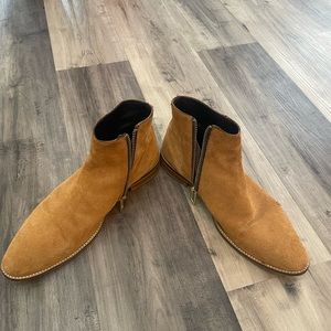 Zara Zip Side Boots Size 44/US shoe 11. Overall good condition.